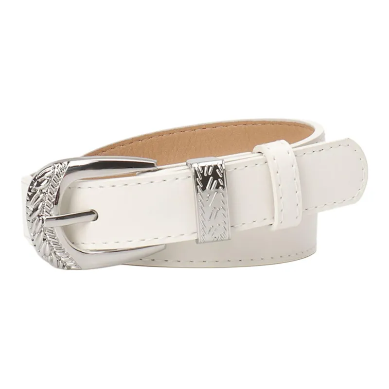 JEANSWEST PU Leather Belts Women's 2.4CM-6
