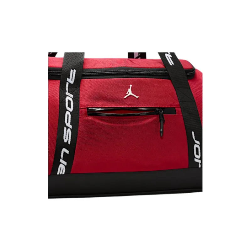 Jordan Polyester Travel Bag 47.5L Unisex Gym Red-9