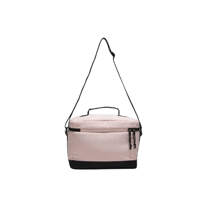 Vans Old Skool Polyester Lunch Bag, One Shoulder Handbag Unisex Tan & Rose Pink-1