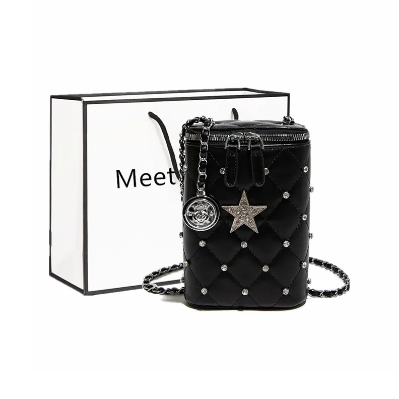 Fitchell PU Bucket Bags Crossbody Bag, Shoulder Bag Regular Women's Multicolor-10
