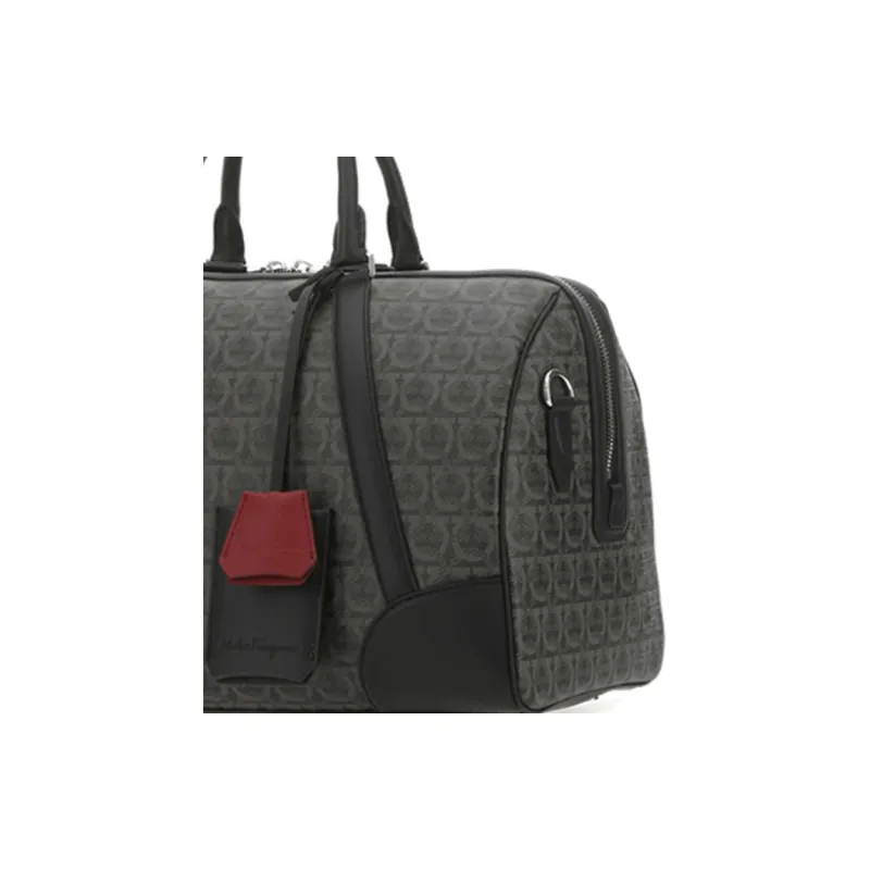 FERRAGAMO Leather Shoulder Bag, Crossbody Bag, Travel Bag Men's-2