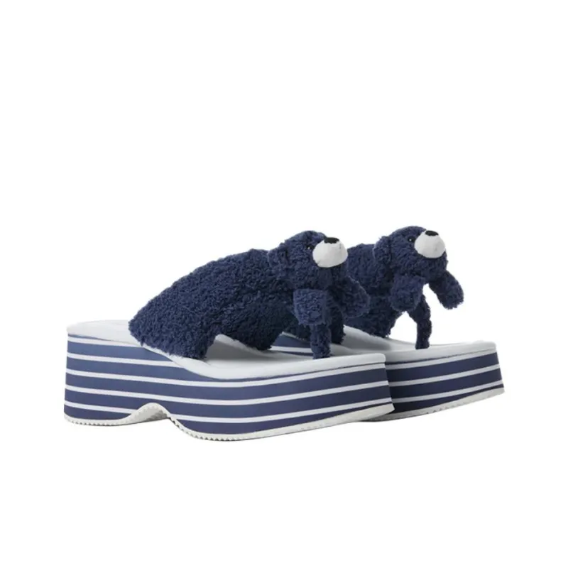 13 DEMARZO Rubber Sole Abrasion Resistant Flip Flops Women's-8
