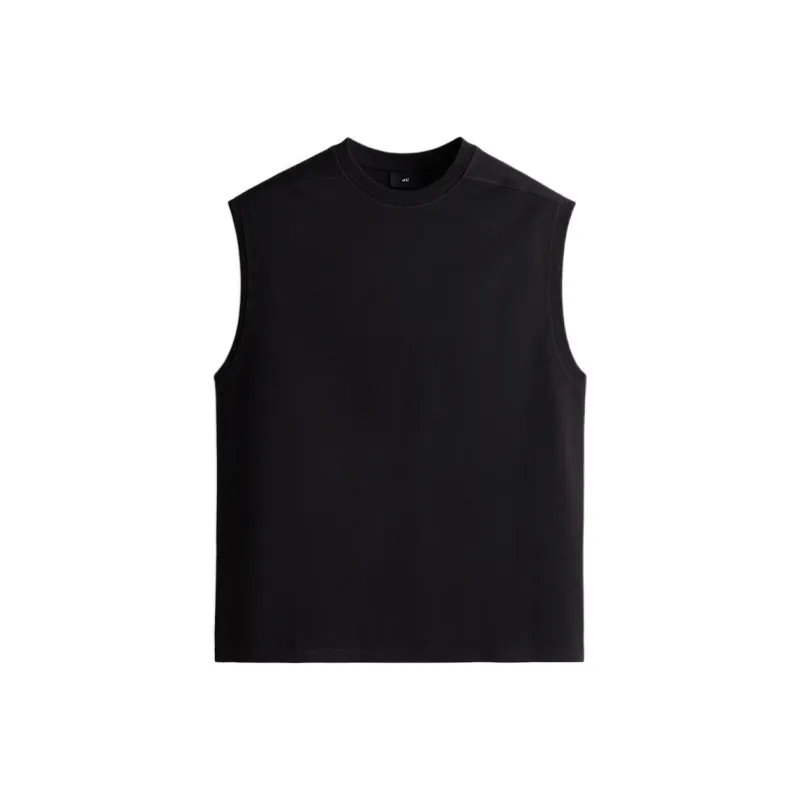 H&M Tank Tops Men Black-0