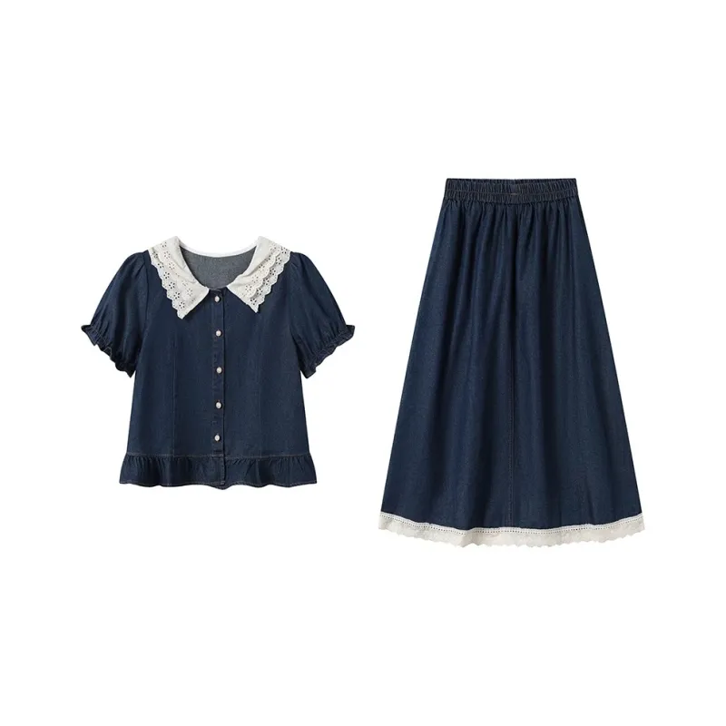 GULIANFEI Two Piece Skirt Sets Women's-0