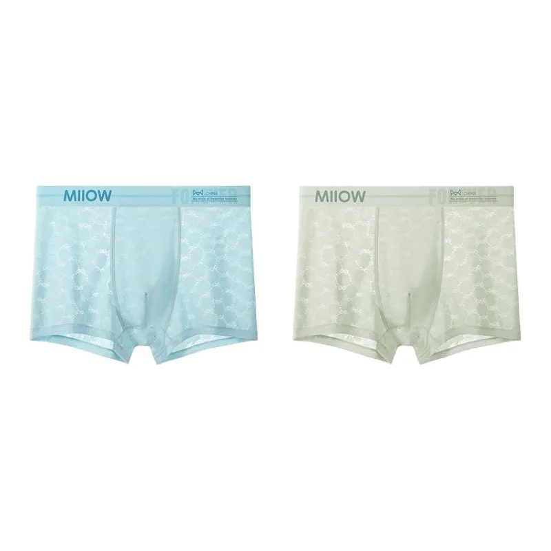 MIIOW Trendy Party Collection Cooling Summer Collection Underpants Men's Combo Set-11