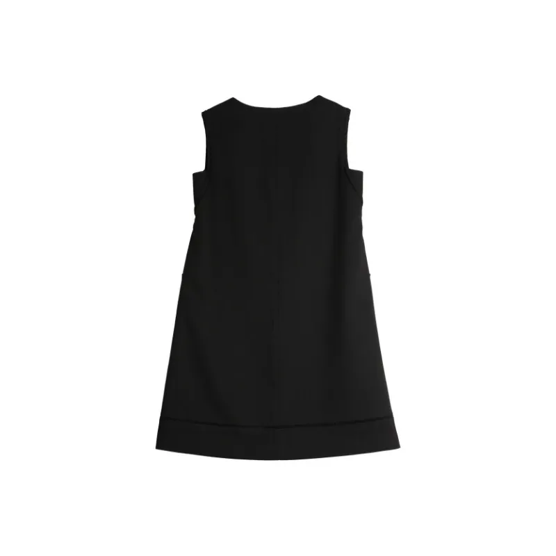 ELLE Sleeveless Dresses Women's Black-1