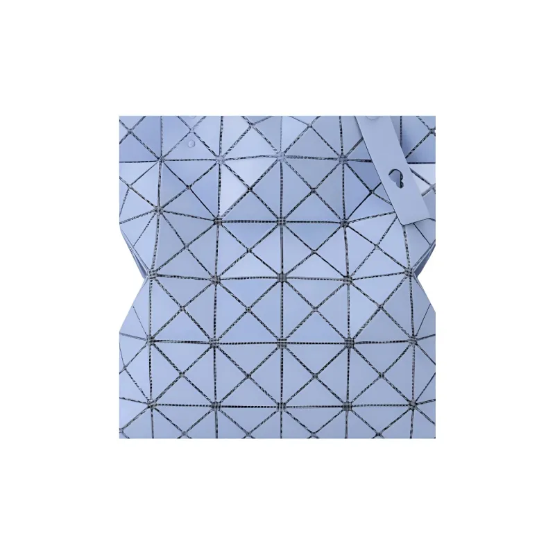 ISSEY MIYAKE PVC Tote Bag, Shopping Bag, One Shoulder Handbag Women's Light Blue-3