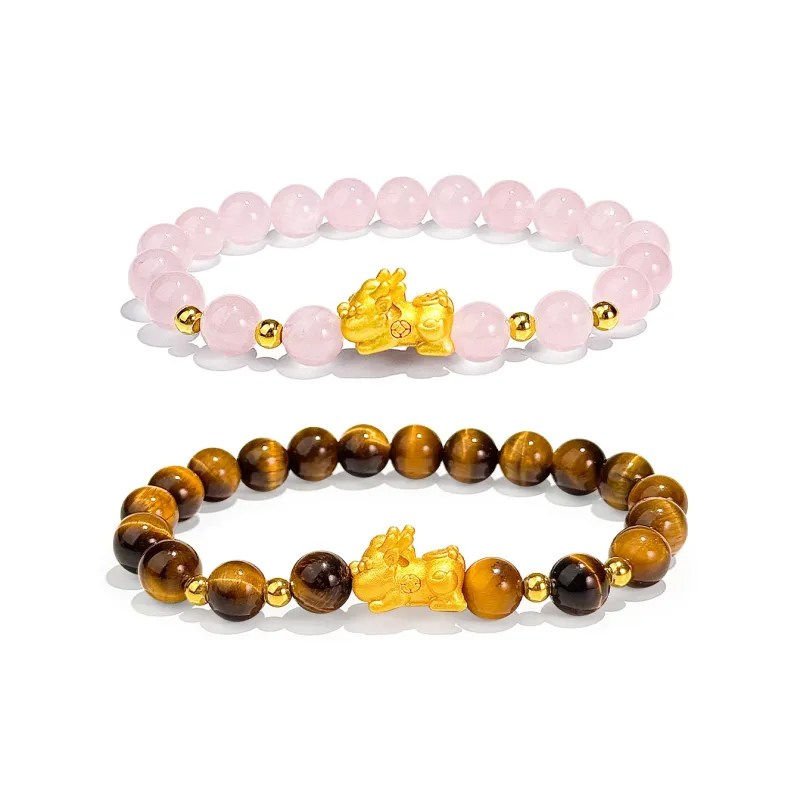 CMFY Tiger's Eye Stone Bracelets Unisex-2