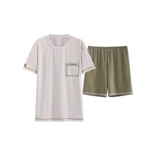 Floating Light Islands Pajama Set Men's