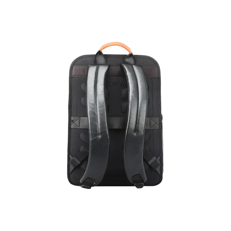 BOPAI Top Grain Cow Leather Backpack Regular Men's Multicolor-2
