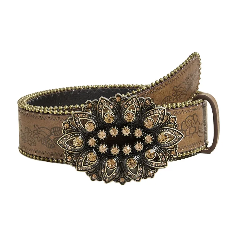 JEANSWEST PU Leather Belts Women's 3.8CM-0