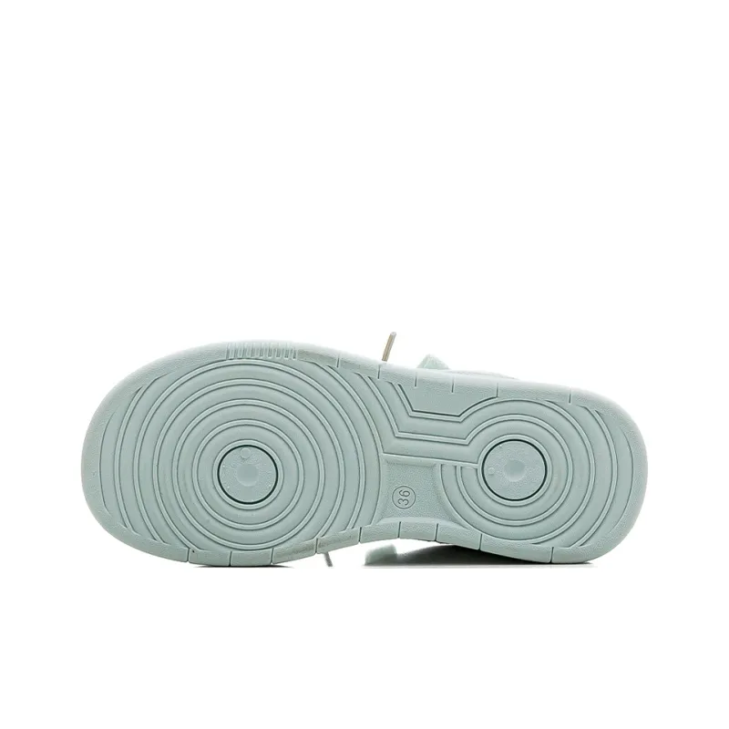 HUANQIU Slip Resistant Shock Absorbers With Abrasion Resistant Properties Low Top Skateboard Shoes Women's Aqua-4
