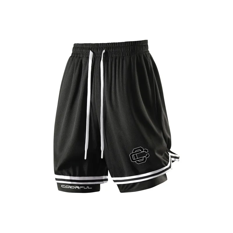 Colorful Creations Basketball Shorts Unisex-0
