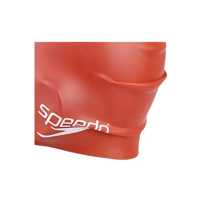 Speedo Swimming Caps Silicone Kids' Red-2