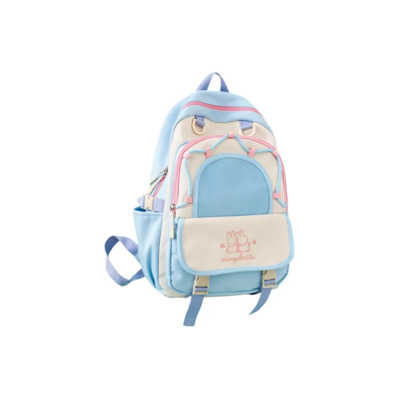 Vack Nylon Backpack Unisex Multicolor-10