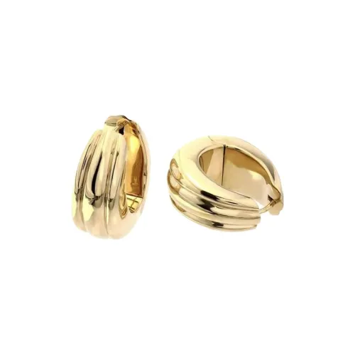 TOM WOOD 925 Sterling Silver Earrings Women's Gold