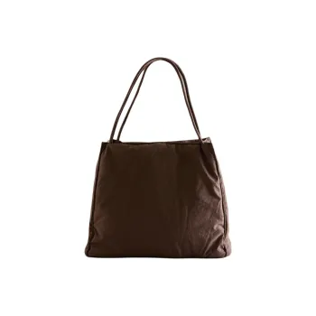 ZARA Polyamide Tote Bag, Shopping Bag, Shoulder Bag Women's Brown