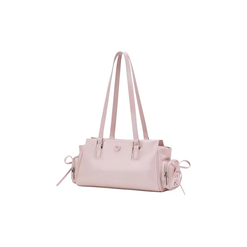 MCMIKO Cow Leather Handbag, Shoulder Bag Regular Women's Jelly Pink-1