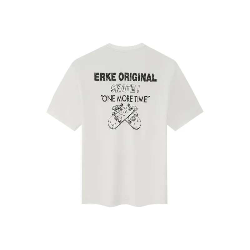Erke Life Collection T Shirt Unisex Cheese White-1