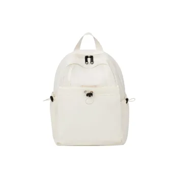 Warrior Nylon Backpack Unisex White