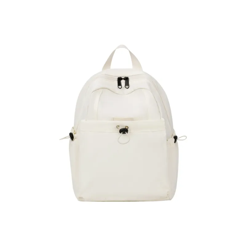 Warrior Nylon Backpack Unisex White-0