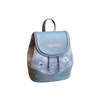 Teddy Bear Collection PU Backpack Women's Multicolor