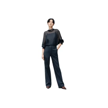 INSUN Casual Pants Women's Dark Gray Green
