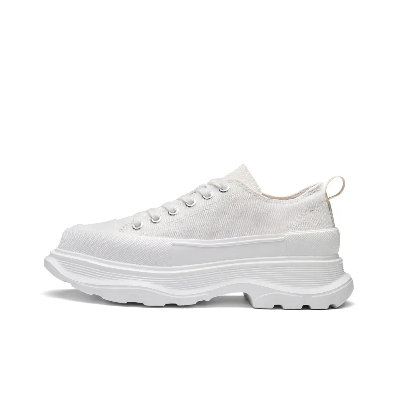 Kappa Back to Back Low Top Skateboard Shoes Women's Classic White-0