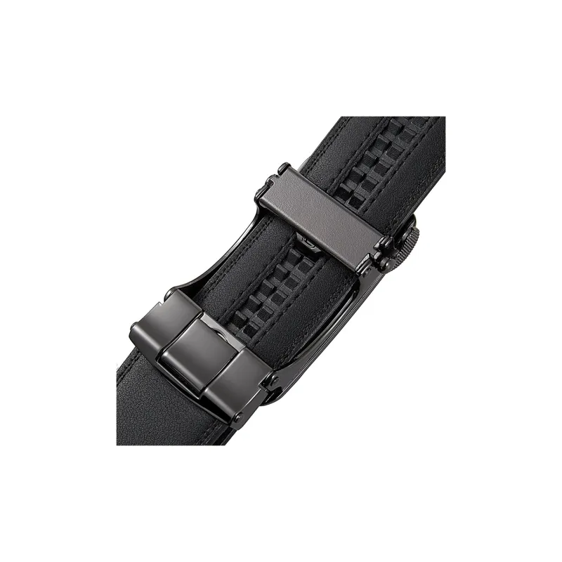CARTELO Cow Leather Belts Men's Width 3.5CM-3