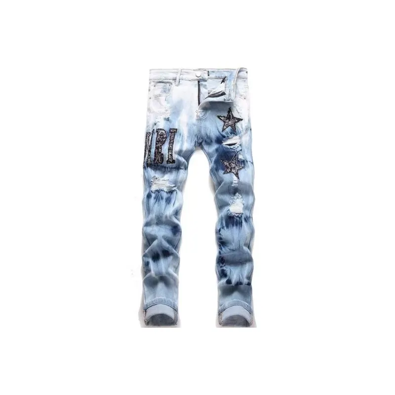 PAINT STAIN Jeans Unisex-24