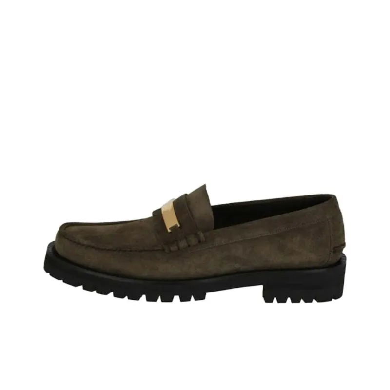 VERSACE Loafers Men's Dark Brown-0