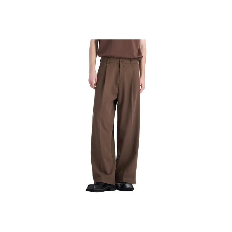 WILD LEADER Suit Trousers Men Coffee[XKW5138Y86]-0