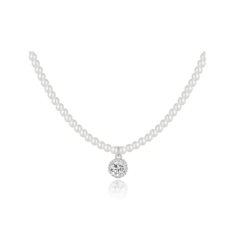 AJIDOU Faux Pearl Necklaces Women's-0