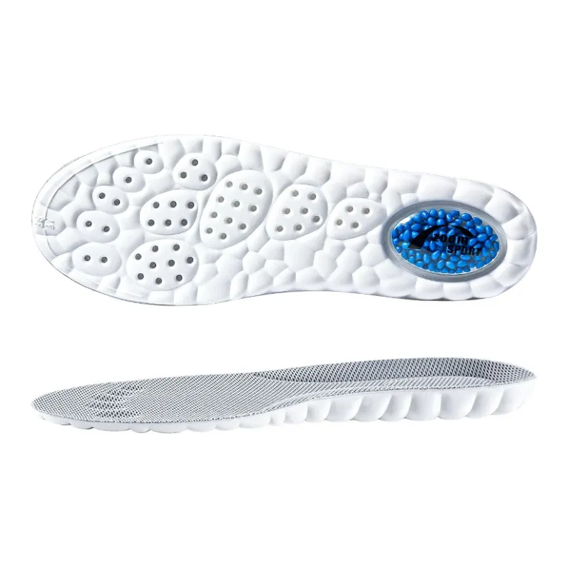 Footprint Tribe Antibacterial Mesh+PU+Popcorn Air Cushion Insoles Unisex-0