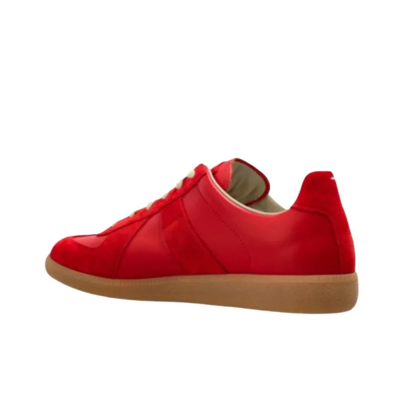 Maison Margiela Low Top Skateboard Shoes Men's Red-3