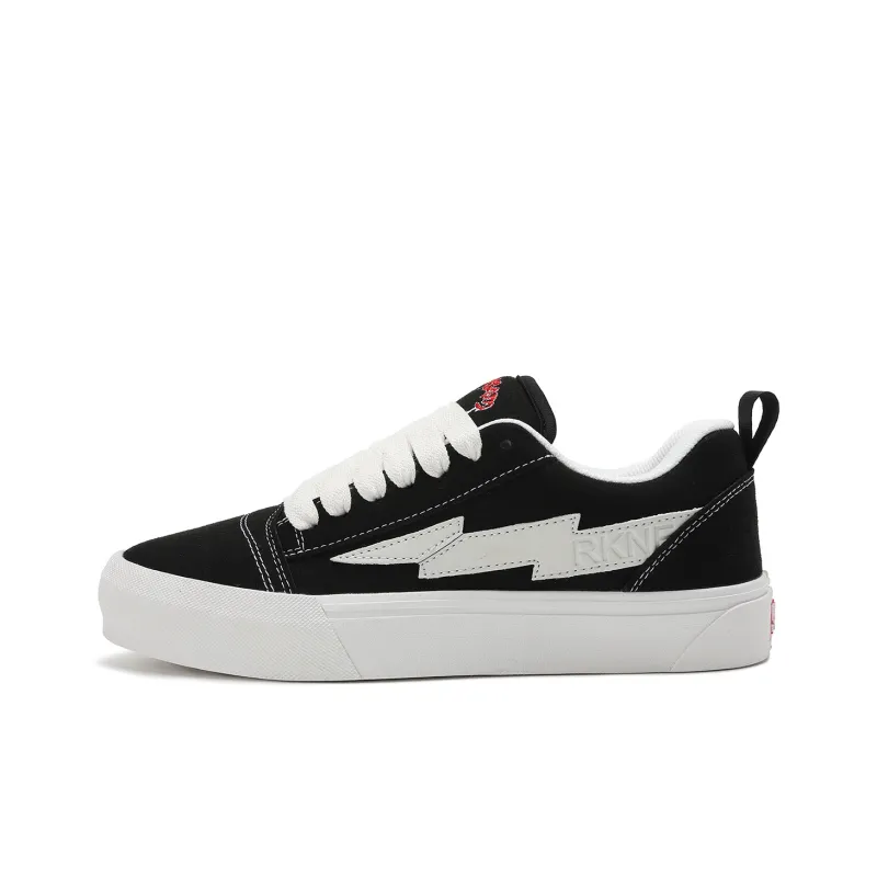 SHANDIANFENGBAO x ABCDONGA Abrasion Resistant Slip Resistant Low Top Skateboard Shoes Unisex-0