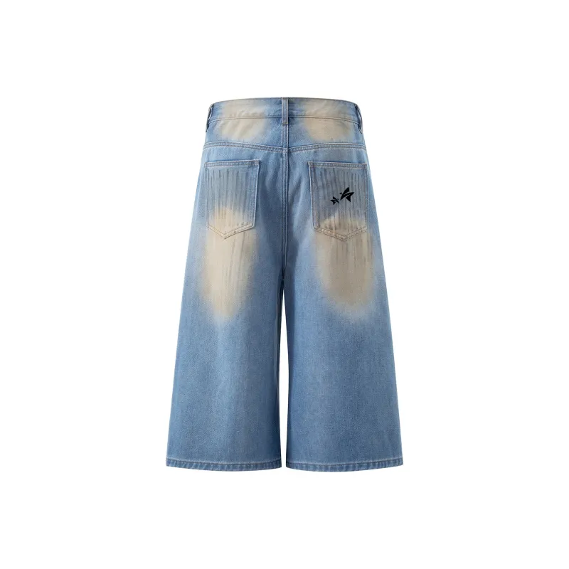 DUKE+DEXTER Denim Shorts Unisex Blue-1