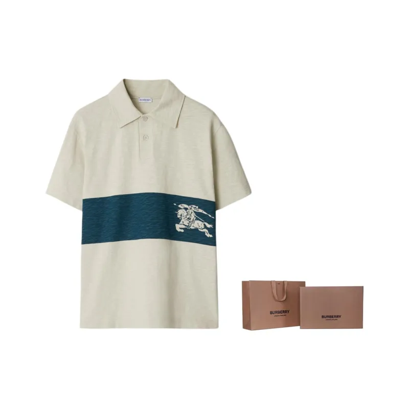 Burberry Ekd Striped Polo Shirt-8
