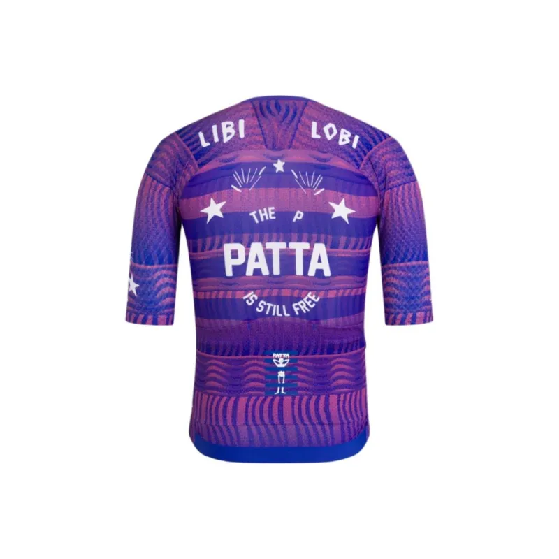 Rapha X Patta RAPHA Collaboration Cycling Clothing Men Flamingo Pink/Royal Blue-1