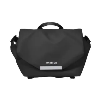 Warrior PU Crossbody Bag Unisex Black