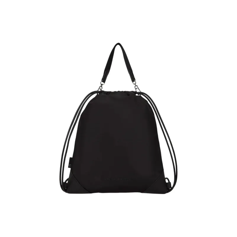 KARL LAGERFELD IKON Polyamide Backpack Unisex Black-1