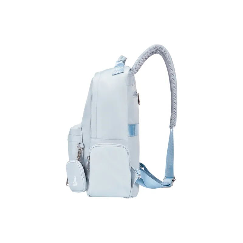 KANGOL Fabric Backpack Tubas Unisex Glacier Blue/Black/Milkshake Pink/Ivory White/Gold Brown-2