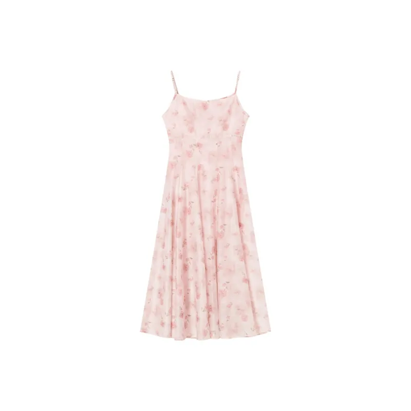XIANGYING Slip Dresses Women's Pink-1