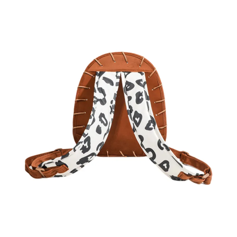 DCLOUD Nylon Backpack Regular Unisex Brown-4