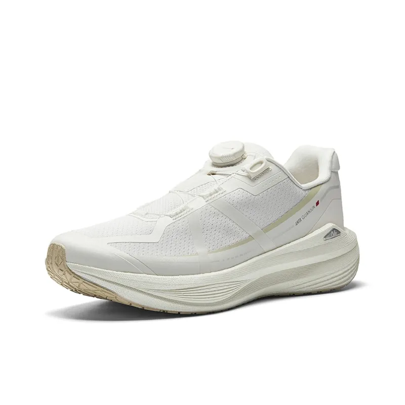 Anta Breeze PRO Anti Slip Wear Resistant Low Top Casual Racing Running Shoes Men's White-1