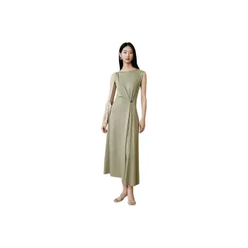 INSUN Sleeveless Dresses Women's Grass Green
