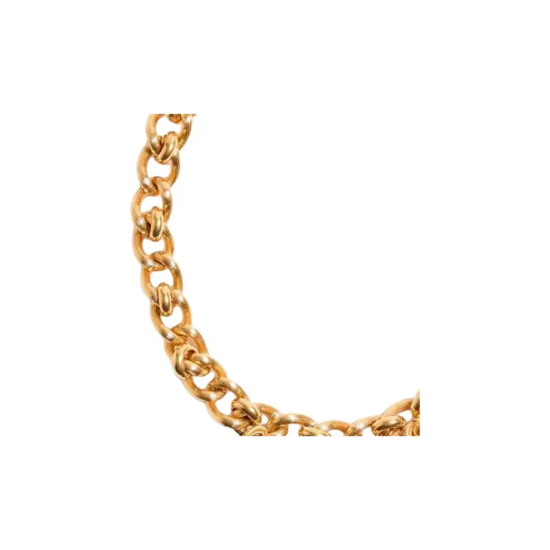 Valentino Metal Necklaces Unisex Gold-2