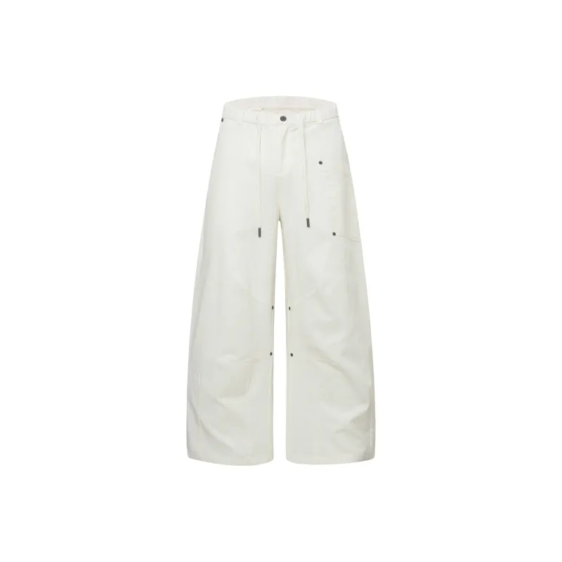 BOTANICA Cargo Pants Unisex Raw White-0