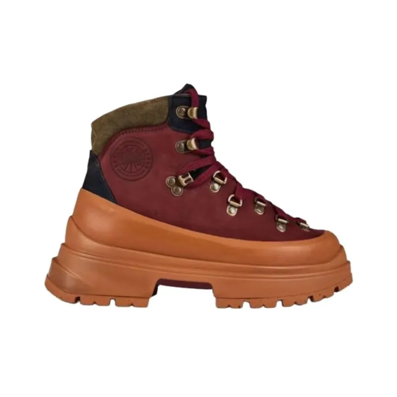Canada Goose Journey Ankle Boots Women's Red Brown-1