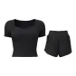 [Short-Sleeved Set]Starburst Black+Starburst Black